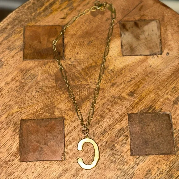 Sequin Jewelry Pearl Initial Necklace - Picture 2 of 3